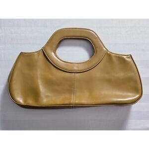 Jordan Accessories NYC Authentic Y2K Era Tan/Camel Faux Leather Structured...